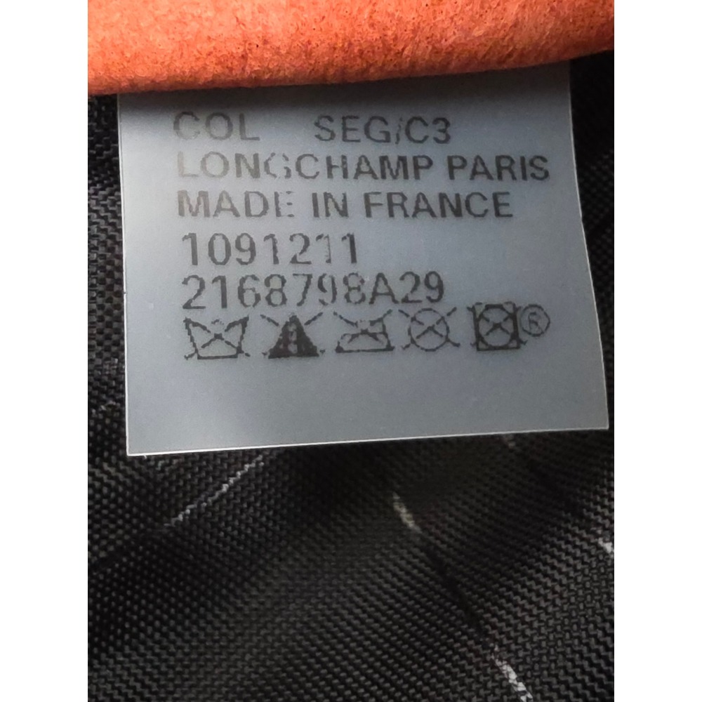 Longchamp Le Foulonné Leather Briefcase Tomette Red Document Holder 2168798A29 - Picture 6 of 7